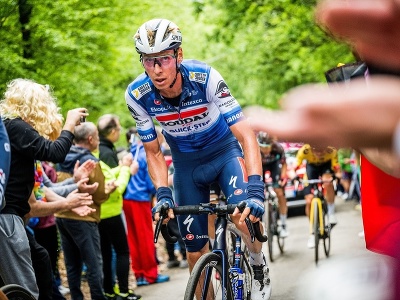 Český cyklista Jan Hirt
