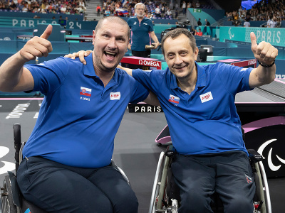 Na snímke slovenskí reprezentanti