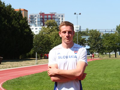 Ján Volko počas tréningu v Bratislave