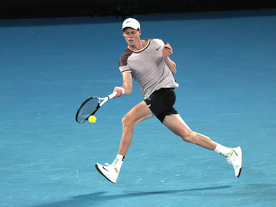 Taliansky tenista Jannik Sinner počas finále Australian Open 2024