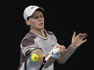 Taliansky tenista Jannik Sinner počas finále Australian Open 2024