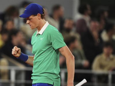 Taliansky tenista Jannik Sinner počas Roland Garros 2025