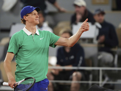 Taliansky tenista Jannik Sinner počas Roland Garros 2025