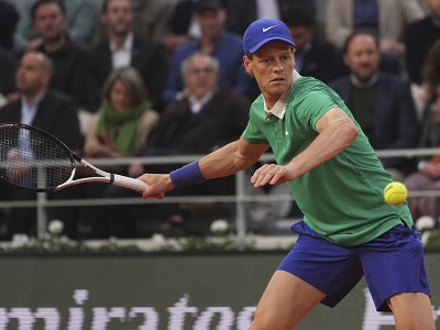 Taliansky tenista Jannik Sinner počas Roland Garros 2025