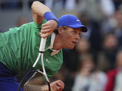 Taliansky tenista Jannik Sinner počas Roland Garros 2025