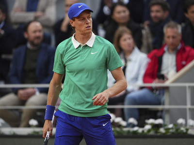 Taliansky tenista Jannik Sinner počas Roland Garros 2025