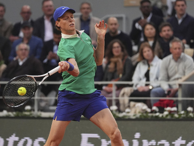 Taliansky tenista Jannik Sinner počas Roland Garros 2025