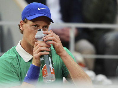 Taliansky tenista Jannik Sinner počas Roland Garros 2025