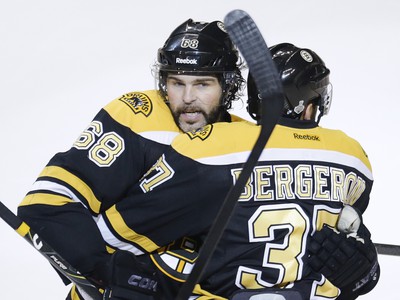 Jágr v drese Bostonu