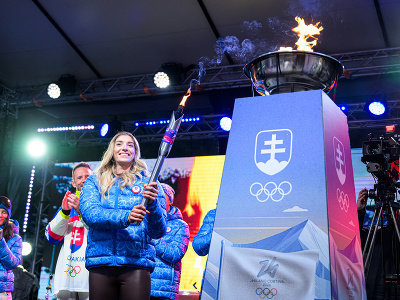 Na snímke vpredu slovenská