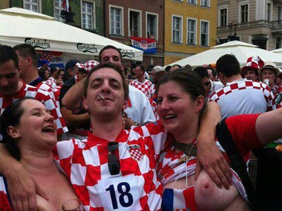 Chorvátske fanúšičky na ME v Poľsku