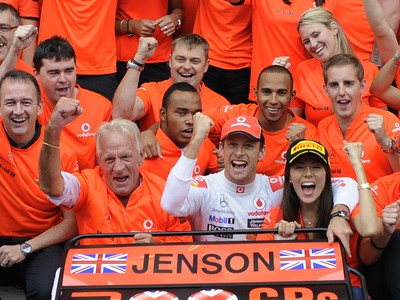 Jenson Button so svojou
