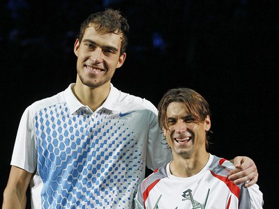 David Ferrer a Jerzy Janowicz