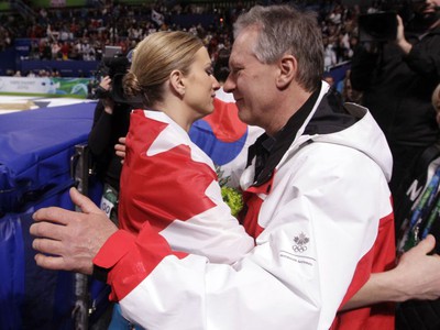 Joannie Rochetteová so svojim otcom