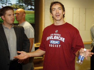  Joe Sakic, Colorado Avalanche, september 2008