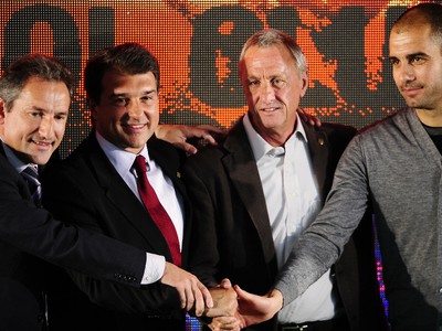 Cruyff a Guardiola