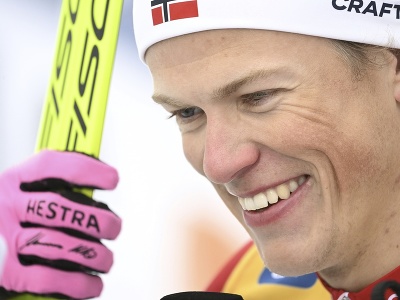 Nórsky bežec na lyžiach Johannes Hoesflot Kläbo