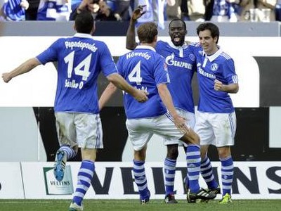 Hráči Schalke sa radujú
