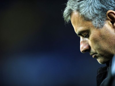 Smutný Jose Mourinho