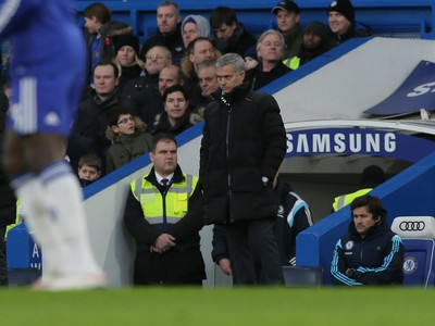 José Mourinho počas zápasu