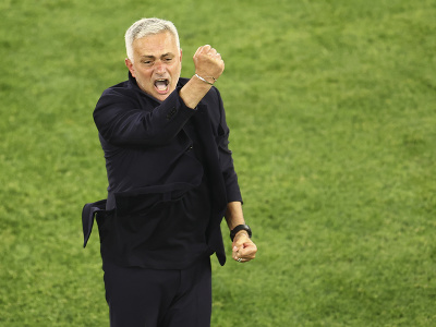 José Mourinho a jeho víťazné oslavy