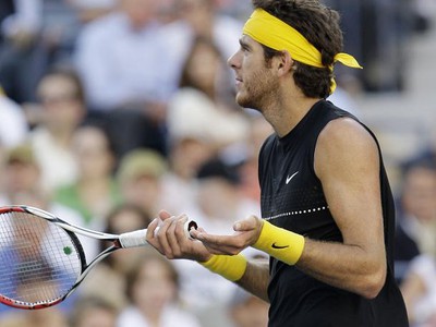 Juan Manuel Del Potro vo finále US Open, 14.9.2009