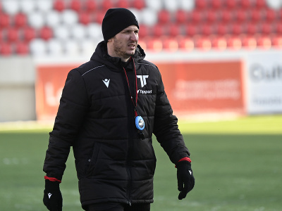 Na snímke tréner AS Trenčín Juraj Ančic