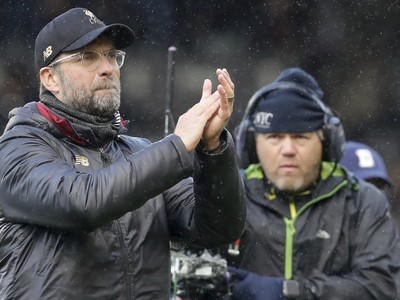 Jürgen Klopp sa teší po výhre Liverpoolu
