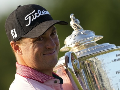Americký golfista Justin Thomas druhýkrát v kariére triumfoval na turnaji PGA Championship