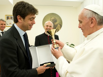 Andrea Agnelli a pápež František