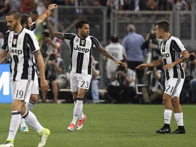 Radosť hráčov Juventusu