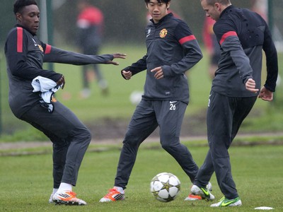 Manchester United na tréningu