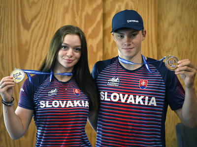 Na snímke zlatý juniorský