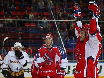 CSKA Moskva zdolal Severstaľ Čerepovec