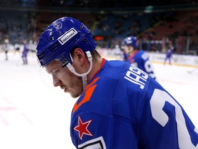 Český hokejista Dmitrij Jaškin
