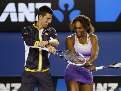 Novak Djokovič a Serena Williamsová