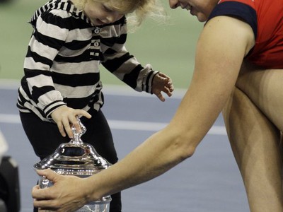 Kim Clijsters ako hrdá