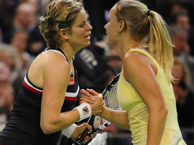 Kim Clijstersová a Caroline