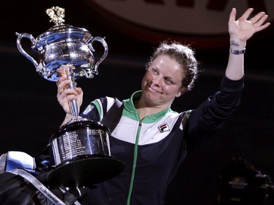 Kim Clijstersová s víťaznou
