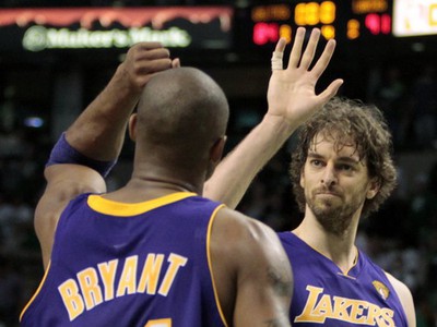 Kobe Bryant a Pau