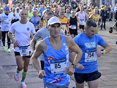 Na snímke štart 99. ročníka Medzinárodného maratónu mieru v Košiciach