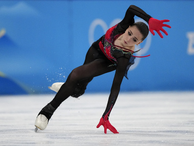  Len 15-ročná líderka po krátkom programe Kamila Valijevová (ROC) skončila až štvrtá v súťaži sólistiek na ZOH 2022 v Pekingu