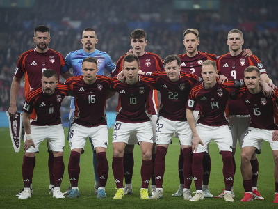 Futbalisti Lotyšska pred súbojom