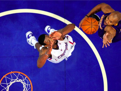 DeAndre Jordan a Derek Fisher