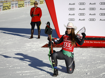 Talianska lyžiarka Sofia Goggiová vyhrala aj druhý zjazd v Lake Louise