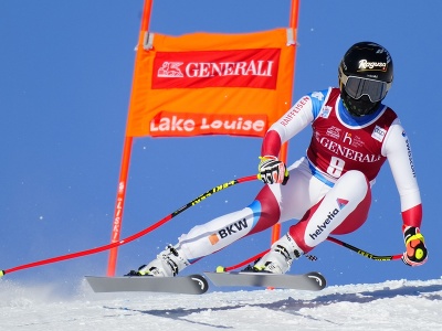 Na snímke švajčiarska lyžiarka Lara Gutová Behramiová