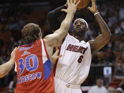 LeBron James v zápase