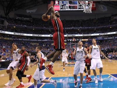 LeBron James v akcii