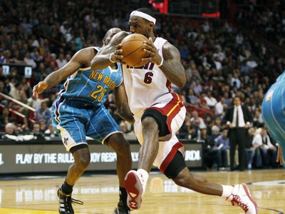 LeBron James v akcii