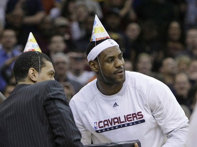 Oslávenec Lebron James